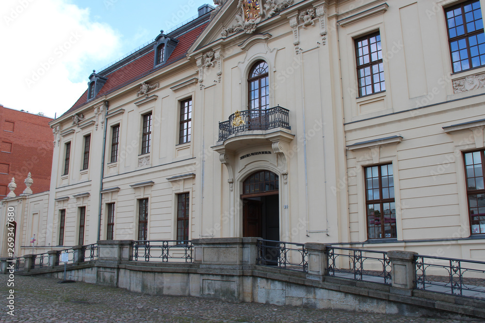 baroque building (jüdisches museum) in berlin (germany)