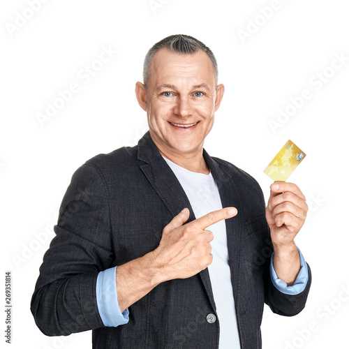 Portrait of handsome middle...