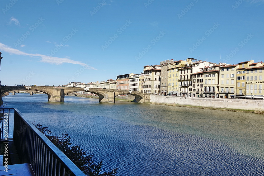 Santa Trinita bridge, Florence, Italy