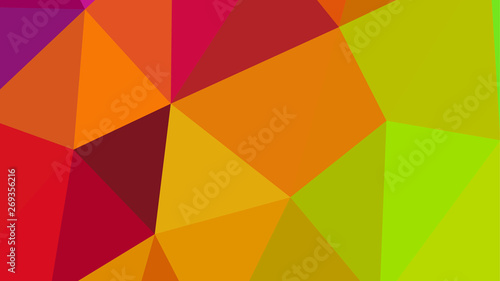 Geometric design. Colorful gradient mosaic background. Geometric triangle  mosaic  abstract background. Mosaic  color background. Mosaic texture. The effect of stained glass. EPS 10 Vector