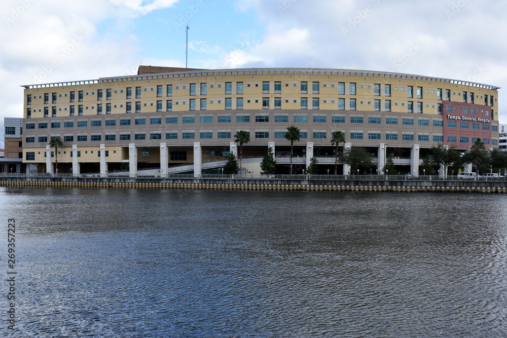 Tampa, Flordia, USA - January 7, 2017: Tampa General Hospital