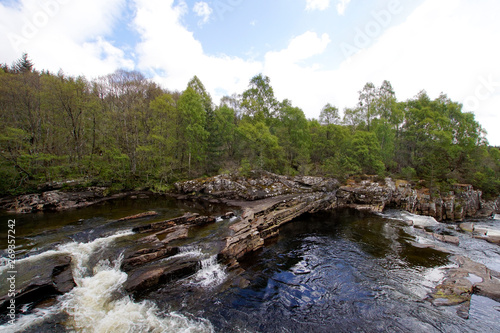 Black Water Falls in Schottland