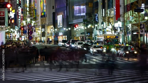 Tokyo street time lapse