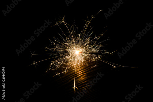 Glowing Sparks in the dark