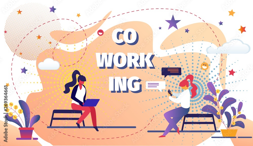 Coworking Space with Creative People Remote Worker