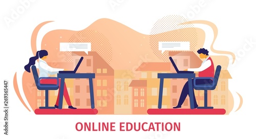 Online Education Horizontal Banner