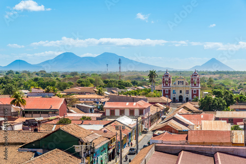 Foto View from the Roof of Basilica of Assumption of the Blessed Virgin Mary in Leon