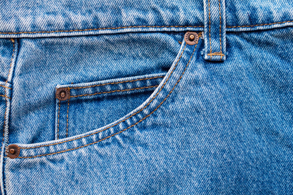 Denim Jeans pocket texture background