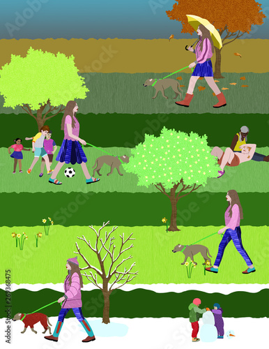 Four Seasons In The Park