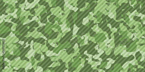 Camouflage background with oblique line. Seamless pattern vector.斜線迷彩パターン