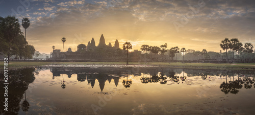 Canvas Print Temple complex Angkor Wat Siem Reap, Cambodia