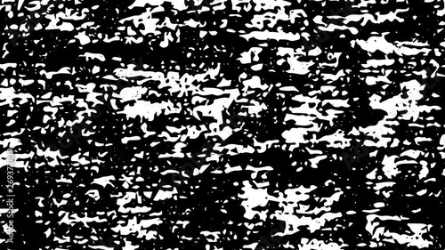 White Noise Motion On Black Background. Flicker Dust. Vintage Film Texture Effects. Loop Unique Design Abstract Digital Animation. 