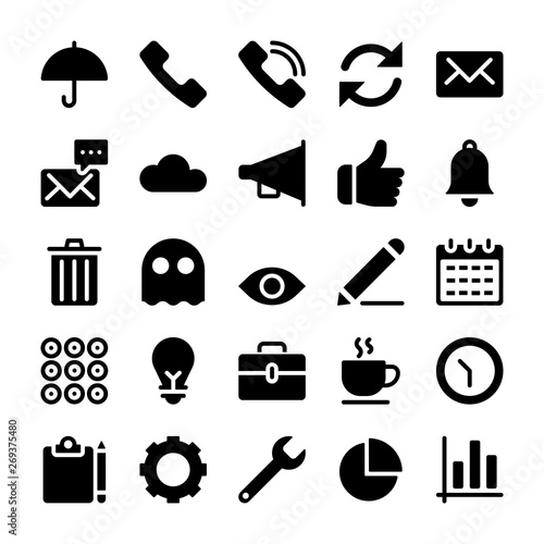 Valokuva Interface Icons Set