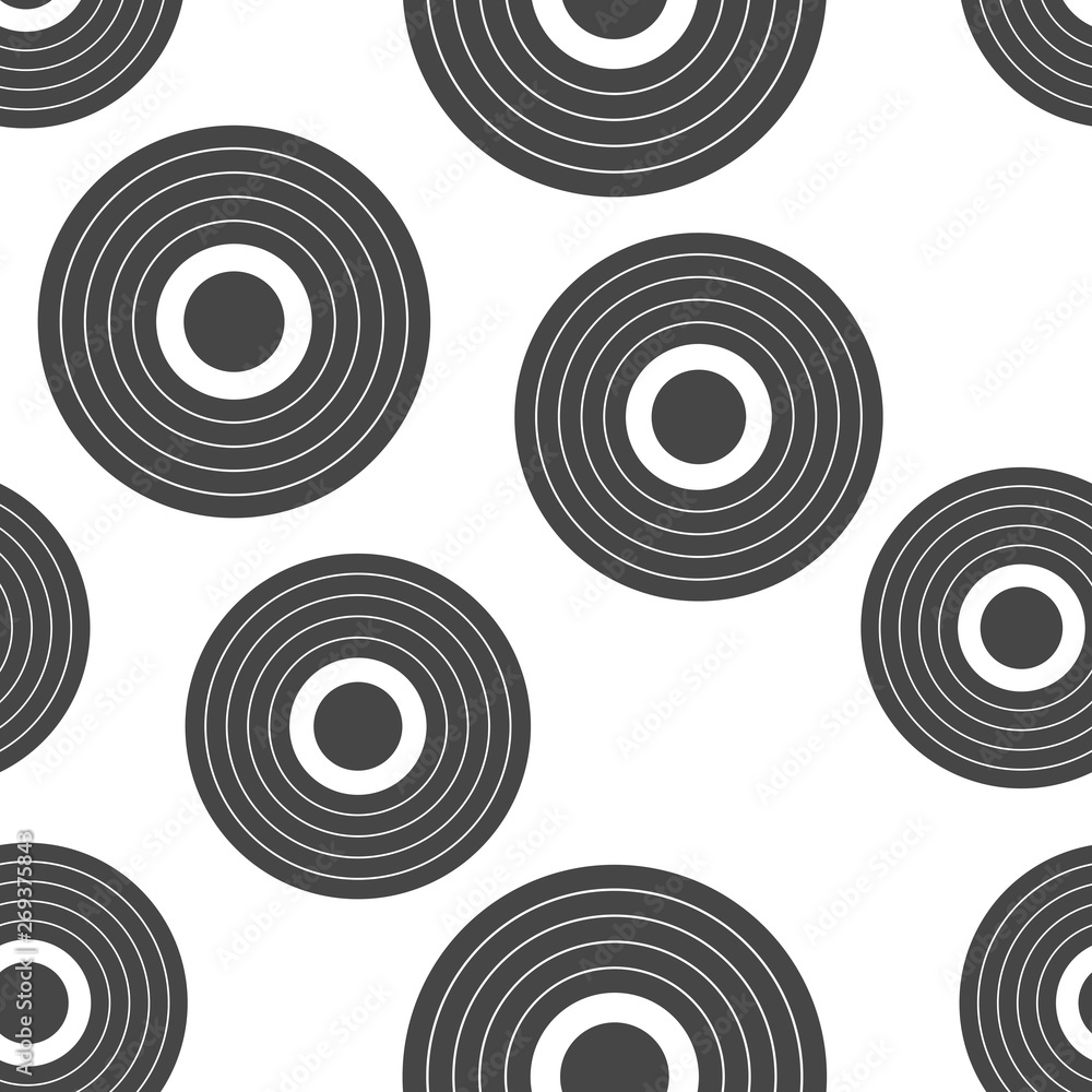 Vector icon target seamless pattern on a white background. Vector icon target seamless pattern on a white background.