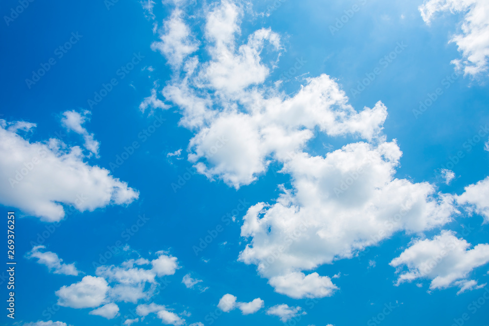 Fototapeta premium blue sky and white clouds.