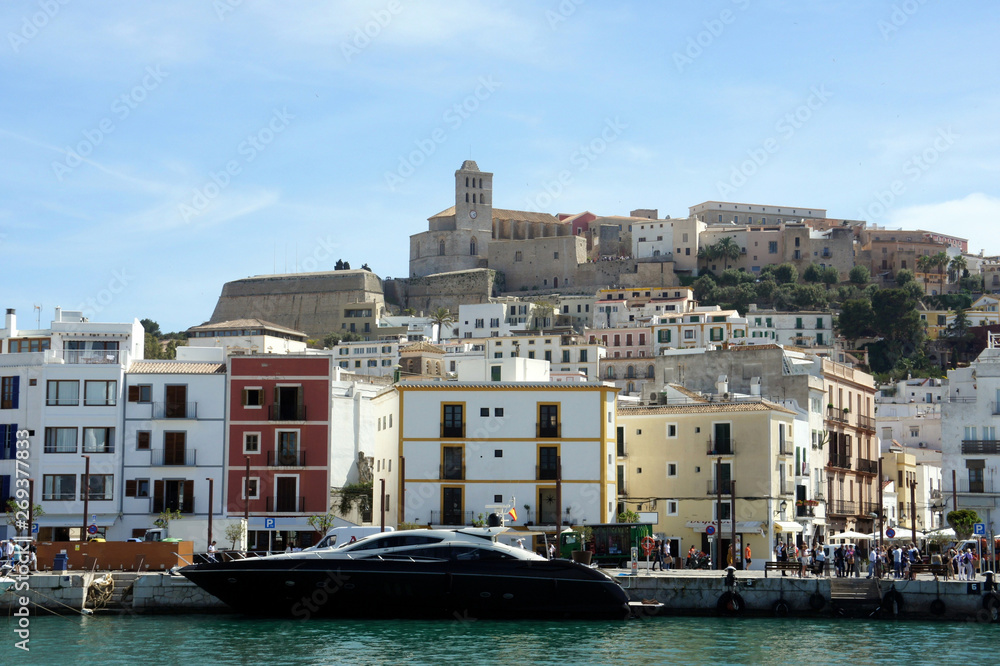 Embankment of Eivissa. Ibiza Island.Spain.