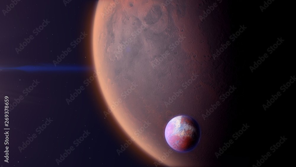 Naklejka premium exoplanet