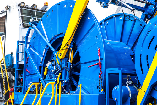 coiled tubing machine to work in the oil fields close up