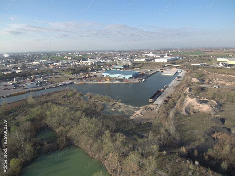 Fototapeta premium Porto di Valdaro, Mantova
