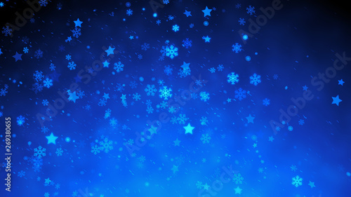 Abstract Christmas Snowflake