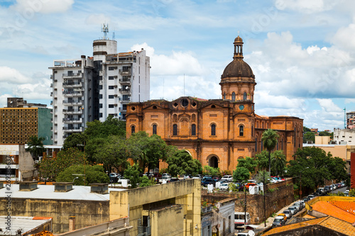 View of central part of Asuncion, Paraguay