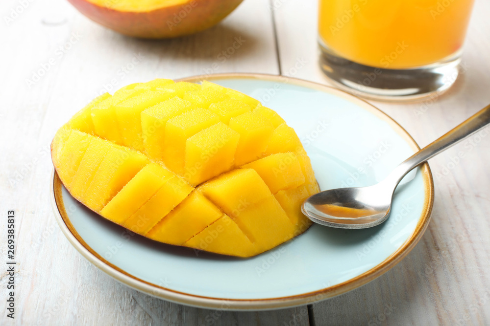 ripe juicy mango