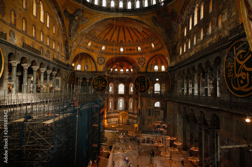 Hagia sofia church and mosque in istanbul Turkey