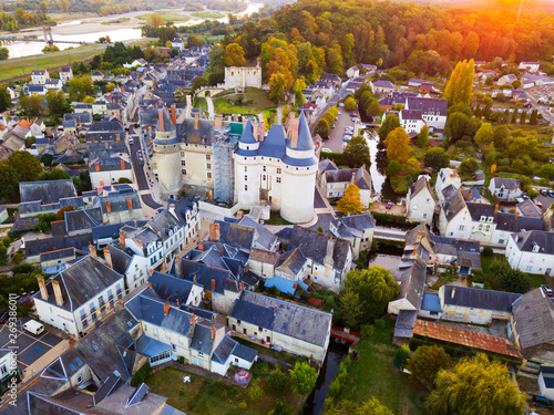 Chateau de Langeais in Indre-et-Loire department, France