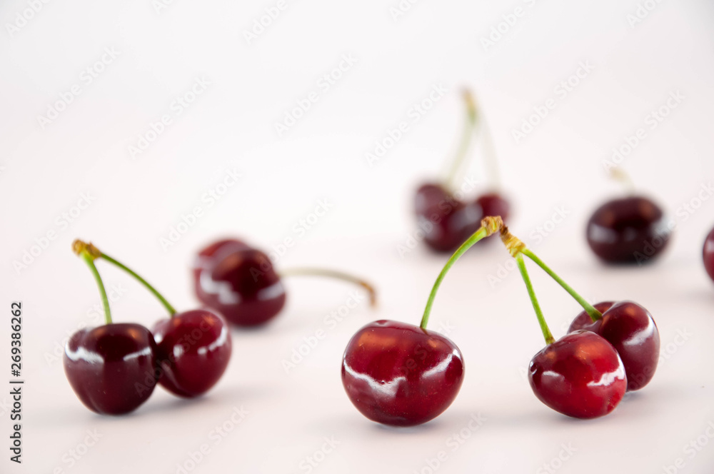 Bunch of fresh cherries Bunch of fresh cherries