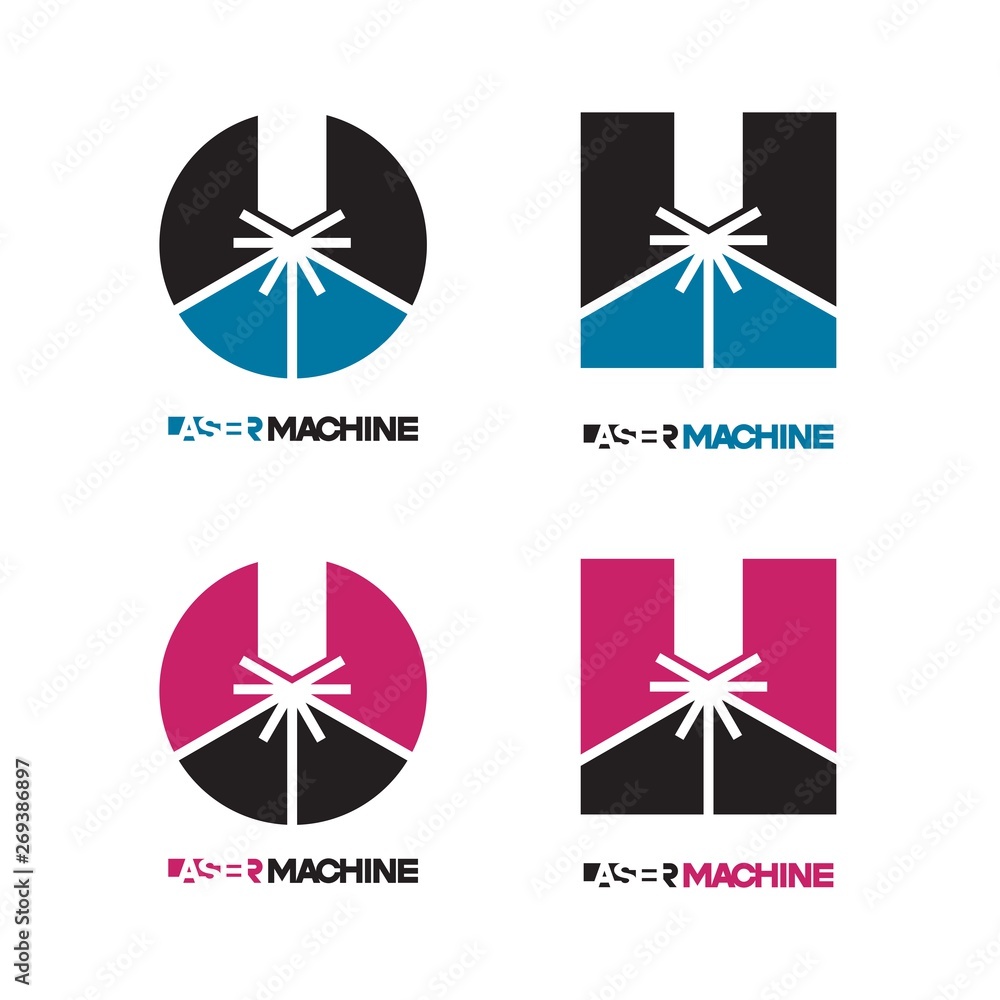 Iliumustration consisting of CNC machine images in the form of a symbol or logo Iliumustration consisting of CNC machine images in the form of a symbol or logo