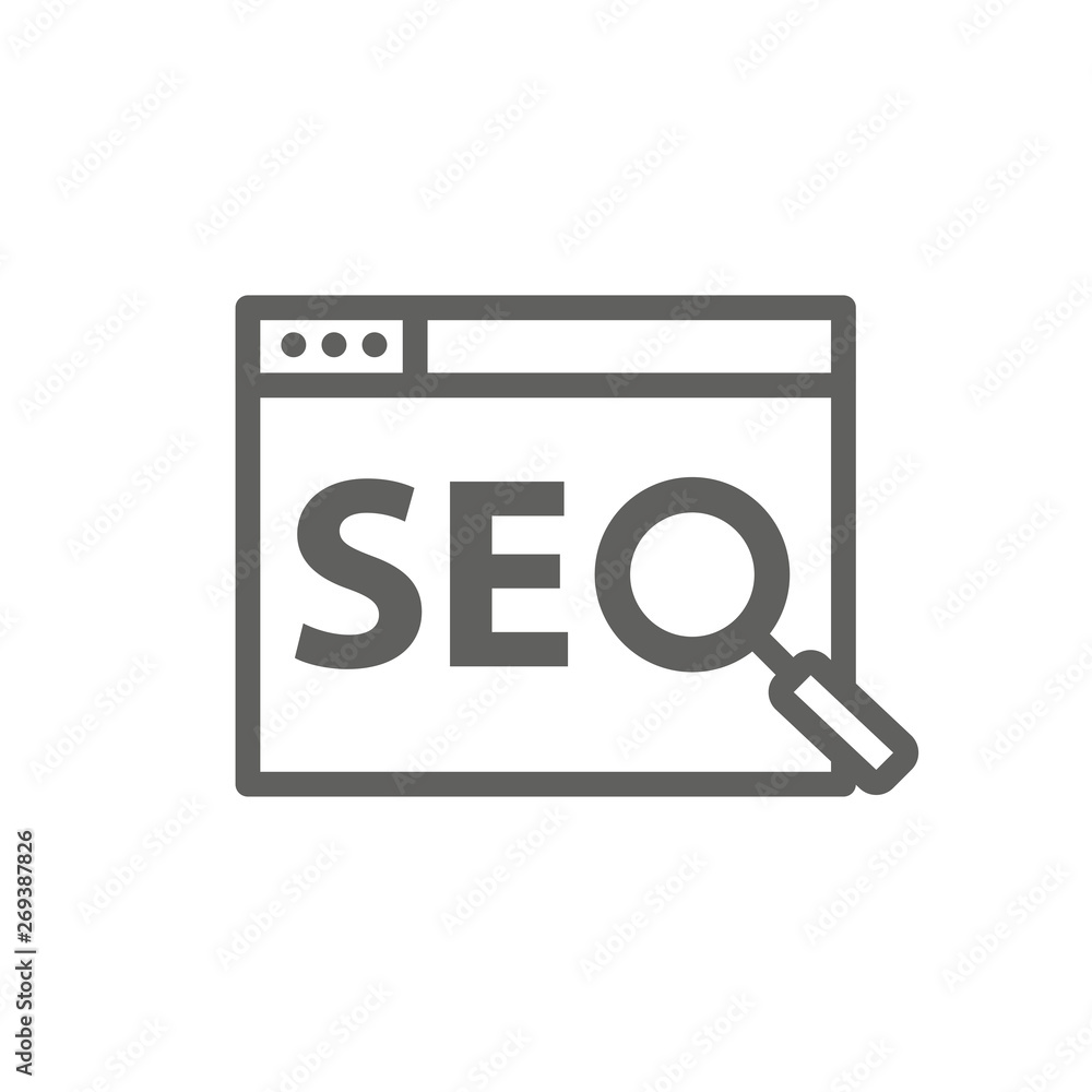 SEO Strategy - Search engine optimization concept - keywords, etc SEO Strategy - Search engine optimization concept - keywords, etc