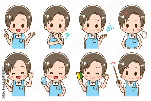 Nursery teacher illustration