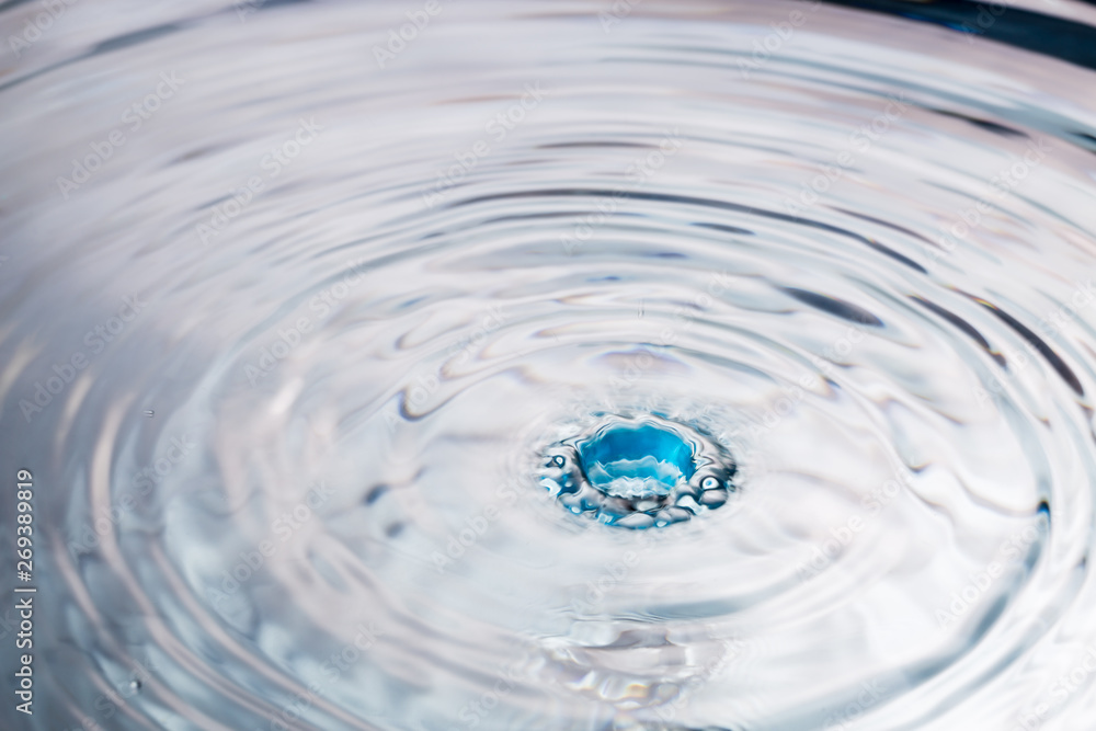 Water drop or water ripples. Waves of rippling water. Water drop or water ripples. Waves of rippling water.
