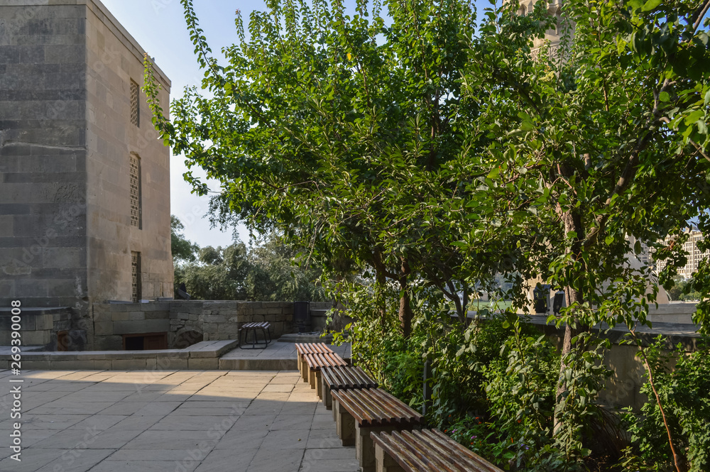 square in front of shirvanshah palace