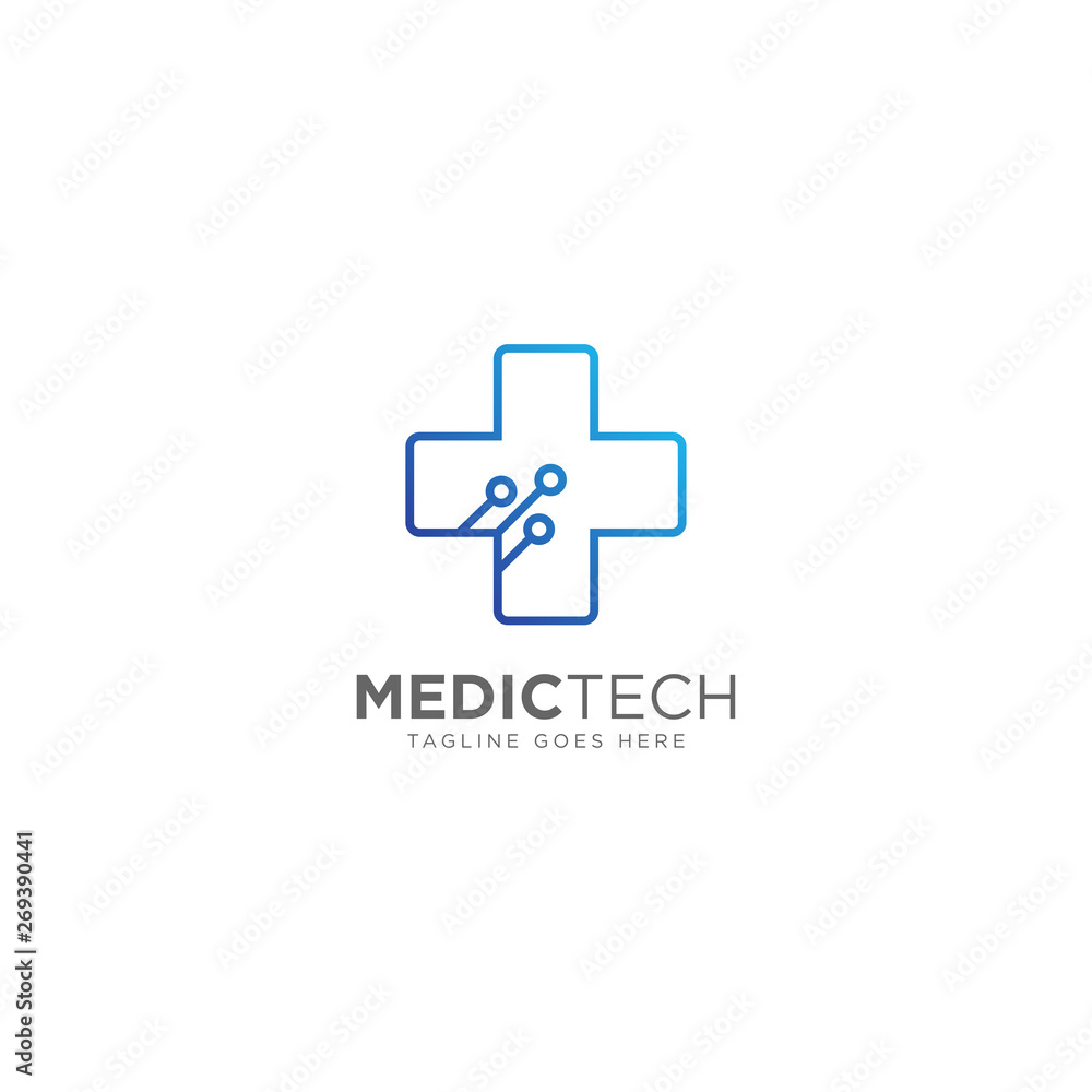 Medical Technology Logo Design Vector Medical Technology Logo Design Vector