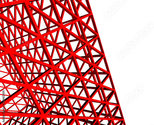 Building 3d structure. Architectural background