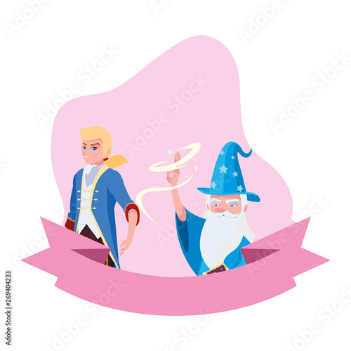 prince charming and wizard of tales characters