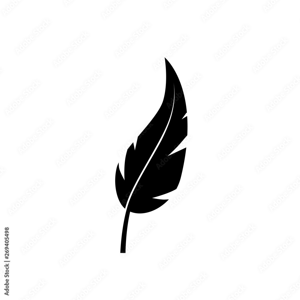 Feather vector icon. Feather vector icon.