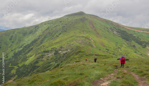 Hiking with a tent through Petros to Hoverla, Lake Nesamovite, Mount Pop Ivan Observatory.