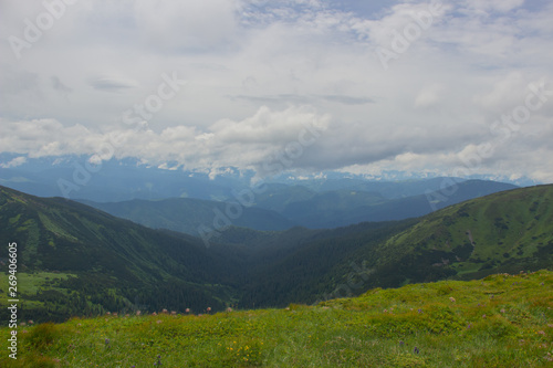 Hiking with a tent through Petros to Hoverla, Lake Nesamovite, Mount Pop Ivan Observatory.