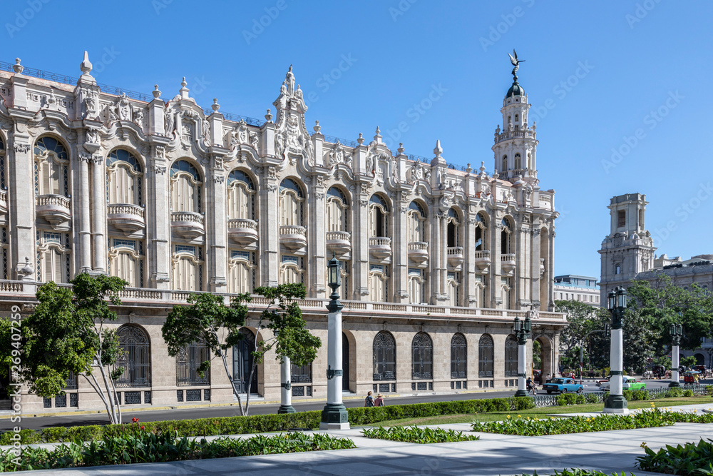 Obraz premium Capitol im Zentrum von Havanna, Kuba