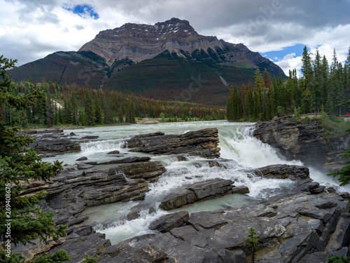 Athabasca Falls, Athabasca River, Icefields Parkway, Jasper, Alberta, Canada