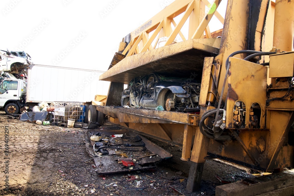 smashing cars at the junkyard car crushing smashing cars at the junkyard car crushing