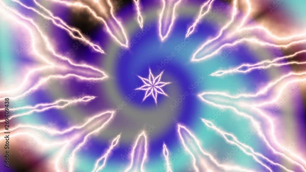 Spinning abstract magic circle. Esoteric cosmic mandala. Loop footage. Spinning abstract magic circle. Esoteric cosmic mandala. Loop footage.