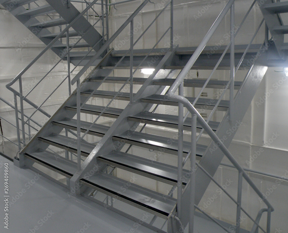 stair metal climb grey white stair metal climb grey white