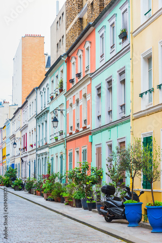 Wallpaper Mural Street view of Paris city, France. Torontodigital.ca