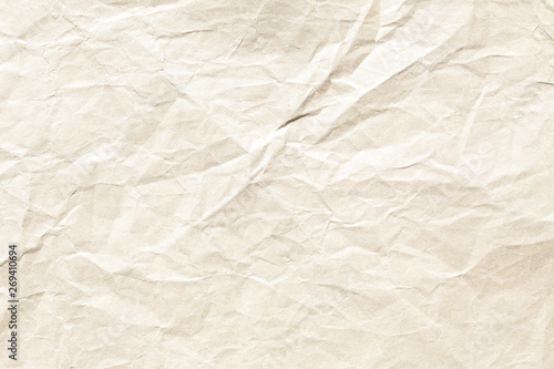 Old Crumpled brown paper texture
