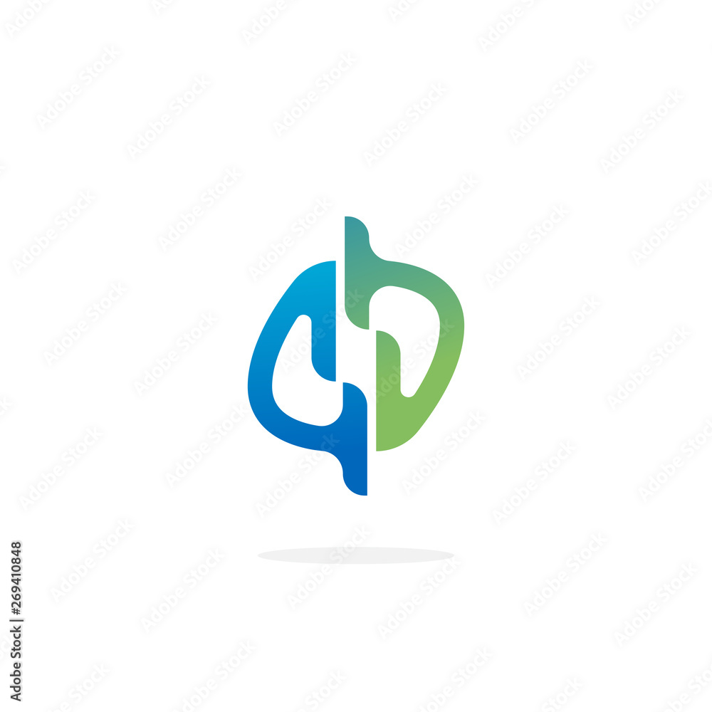 GD Initial For Industries Company Vector Logo GD Initial For Industries Company Vector Logo