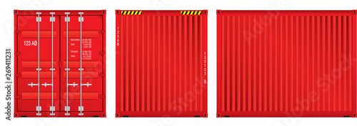 Shipping Red Container