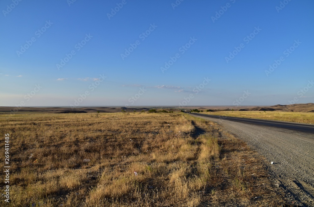 road in the field road in the field